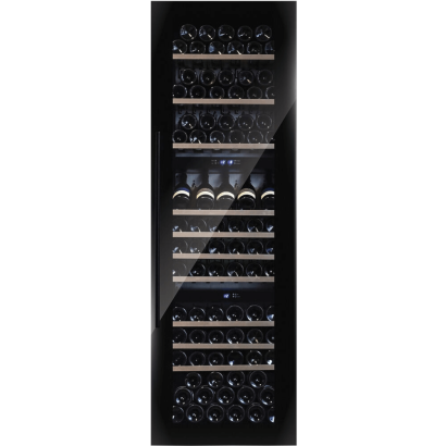 DUNAVOX DX 89.246 TB winiarka do zabudowy, czarne szkło, 3 strefy temperatur (DX-89.246TB)