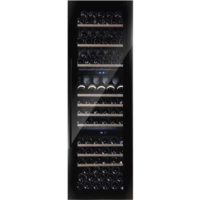 DUNAVOX DX 89.246 TB winiarka do zabudowy, czarne szkło, 3 strefy temperatur (DX-89.246TB)