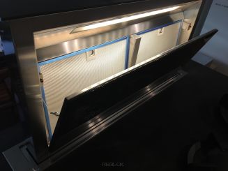 Okap do zabudowy w blacie kuchennym - FRANKE DOWNDRAFT FDW 908 IB XS. 