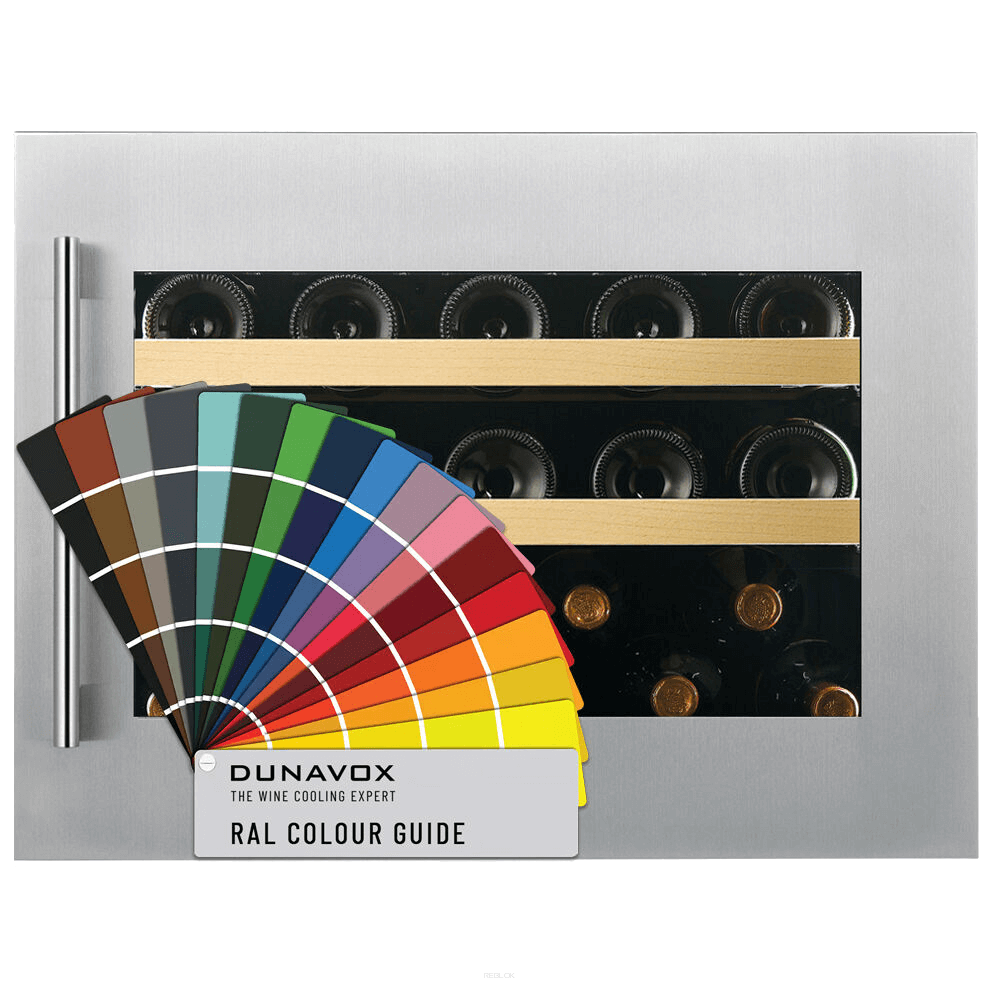 DUNAVOX DVS 19.50 C winiarka do zabudowy, kolor z palety RAL, 1 strefa temperatury (DVS19.50C)