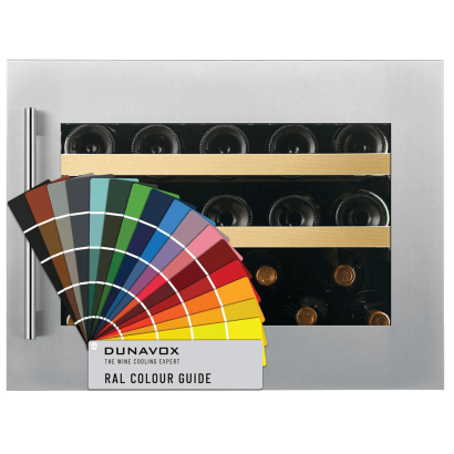 DUNAVOX DVS 19.50 C winiarka do zabudowy, kolor z palety RAL, 1 strefa temperatury (DVS19.50C)