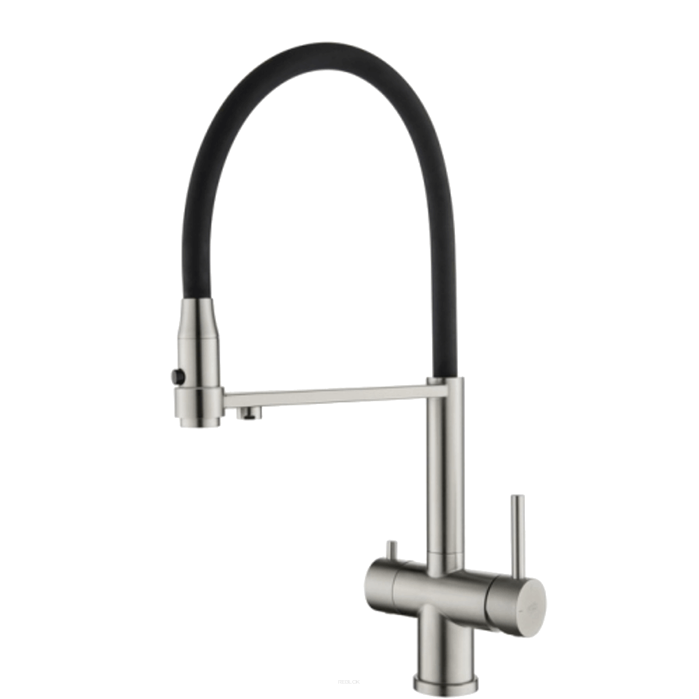 Blue Water TUSAR kolor stali - bateria do wody filtrowanej