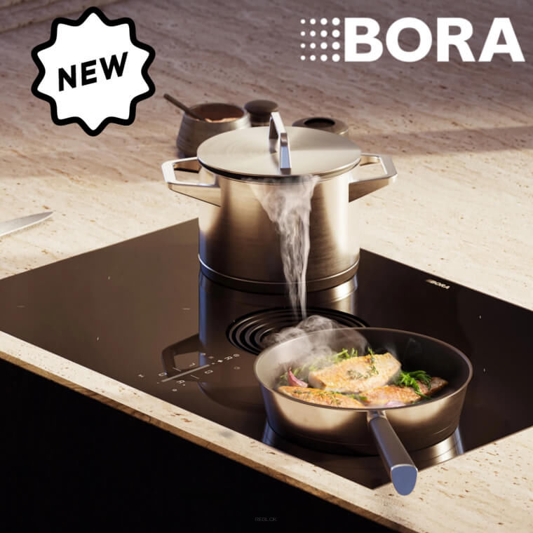 BORA PURE 2 Shine płyta indukcyjna z wbudowanym pochłaniaczem oparów (BORA PURU2)