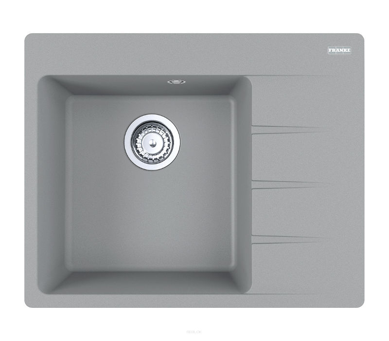 FRANKE CNG 611-62 TL Kamienny szary (114.0633.134) ociekacz po prawej