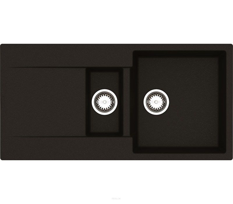 Zlewozmywak Reginox AMSTERDAM 15 Black Silvery
