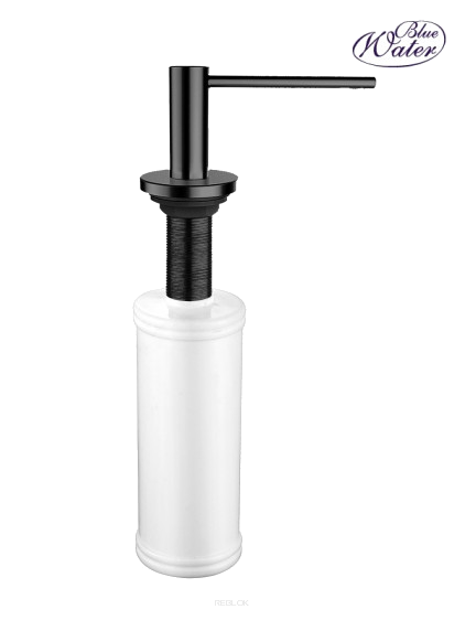 Dozownik BLUE WATER czarna stal - okrągły