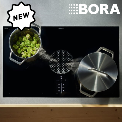 BORA X PURE Shine płyta indukcyjna z wbudowanym wyciągiem oparów (BORA PUXA2)