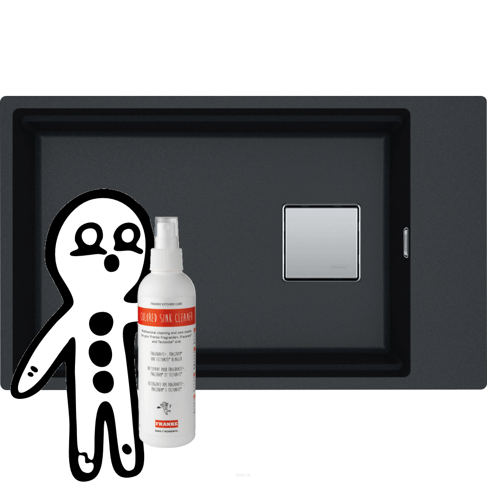 FRANKE KNG 110-62 Onyx (125.0528.620) + preparat do czyszczenia GRATIS