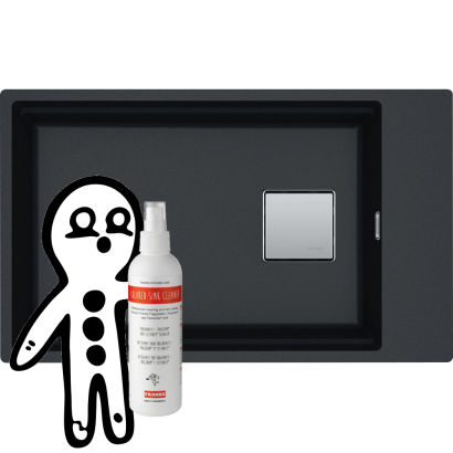 FRANKE KNG 110-62 Onyx (125.0528.620) + preparat do czyszczenia GRATIS