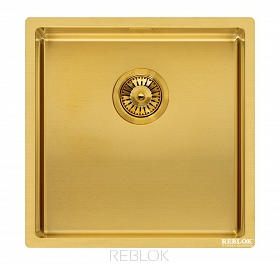  Zlewozmywak Reginox MIAMI 40x40 Gold - autoryzowany importer marki REGINOX - bezpłatna wysyłka w 24h - rabat z kodem Miami5%