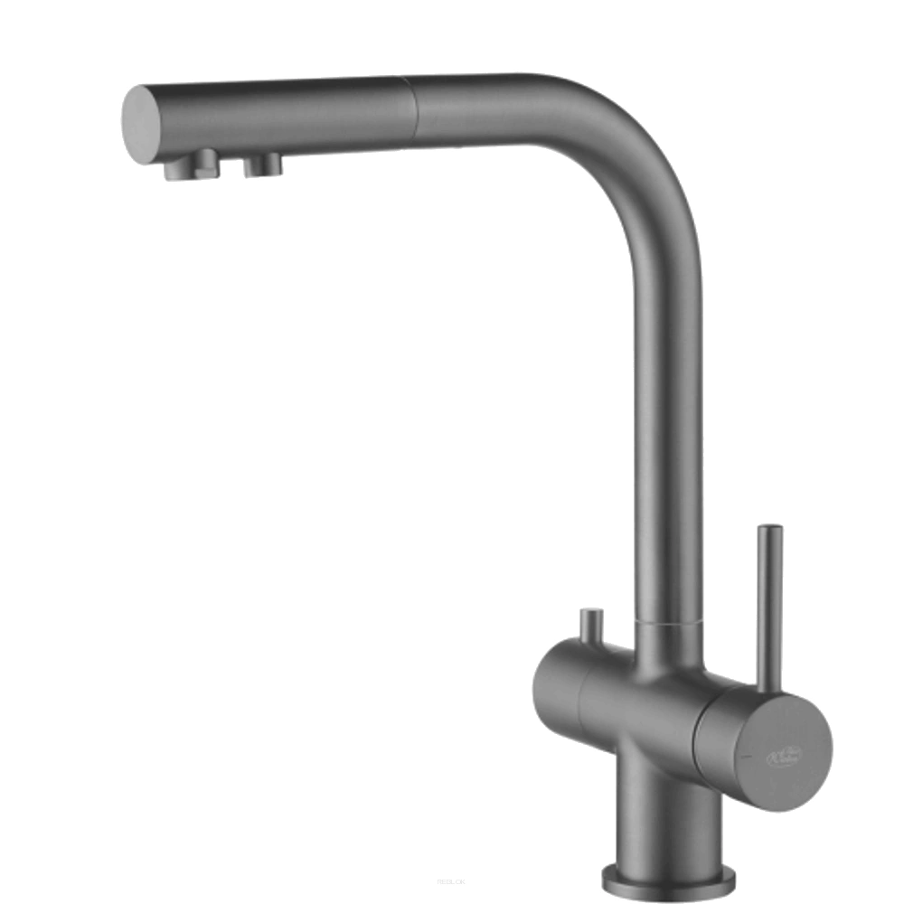 Blue Water APALA grafit GunMetal - dwuobwodowa bateria z wyciąganą wylewką