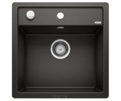 BLANCO DALAGO 5F Czarny silgranit z korkiem auto. (525872)