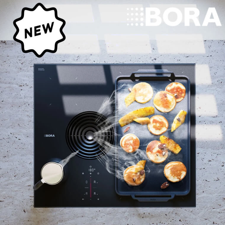 BORA S PURE 2 Shine płyta indukcyjna 60cm z wbudowanym wyciągiem oparów (BORA PURSA2)