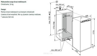 Liebherr IRBci 5151 Prime chłodziarka do zabudowy z wewnętrznym