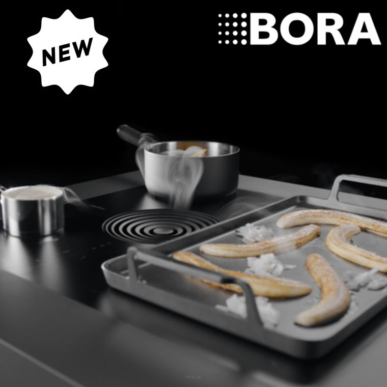 BORA S PURE 2 Shine płyta indukcyjna 60cm z wbudowanym pochłaniaczem oparów (BORA PURSU2)