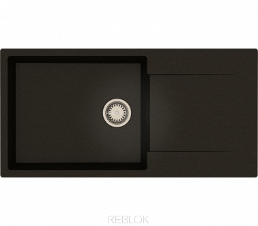 Zlewozmywak Reginox AMSTERDAM 540 Black Silvery - bezpłatna wysyłka w 24h