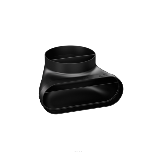Ecotube BORA EFR90/1 kształtka pionowa z materiałem uszczelniającym, zmiana przekroju na fi. 150mm, kąt wygięcia 90st.