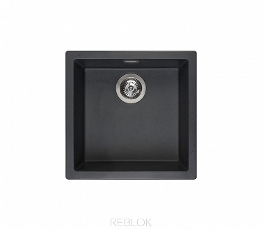 Zlewozmywak Reginox TEXEL 40 Black Silvery (montaż na równo z blatem)