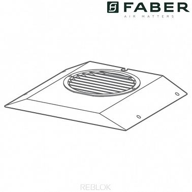 Zestaw do recyrkulacji Faber, stalowy (112.0327.632)