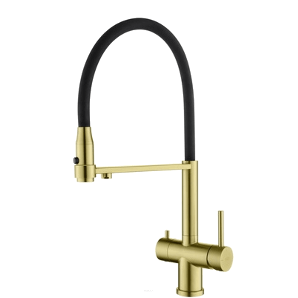 Blue Water TUSAR mosiądz antyczny - bateria do wody filtrowanej