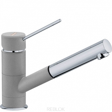 Bateria FRANKE SIRIUS TOP chrom/kamienny szary