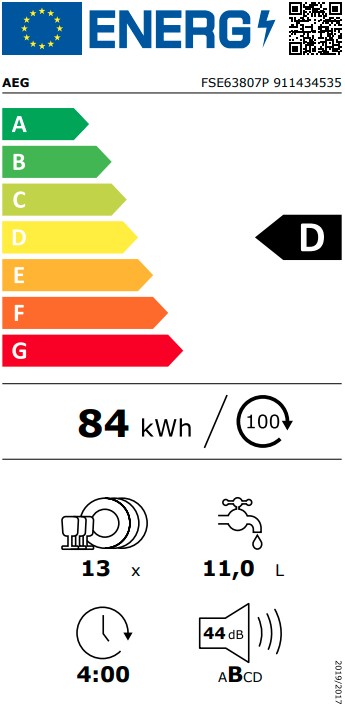AEG energy label