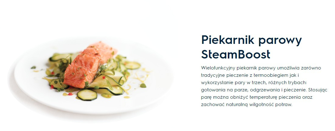 Piekarnik parowy Steam Boost