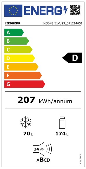 Liebherr Energy Label