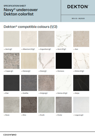 lista kolorów Dekton - Undercover